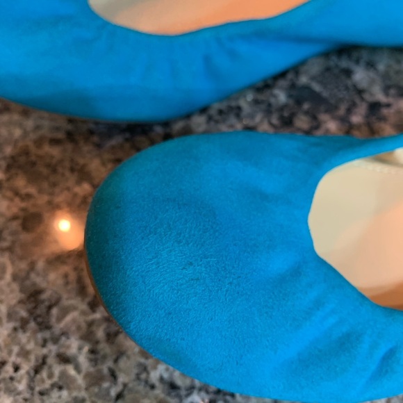 J. Crew Cece Turquoise Ballet Flats Size 7 - Picture 11 of 11